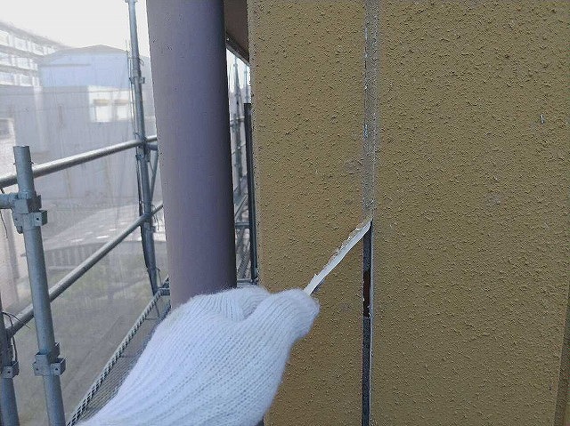 目地の剥がれ確認